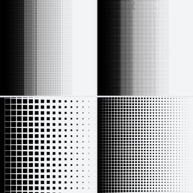 Beyaz arkaplanda yarım ton noktalar