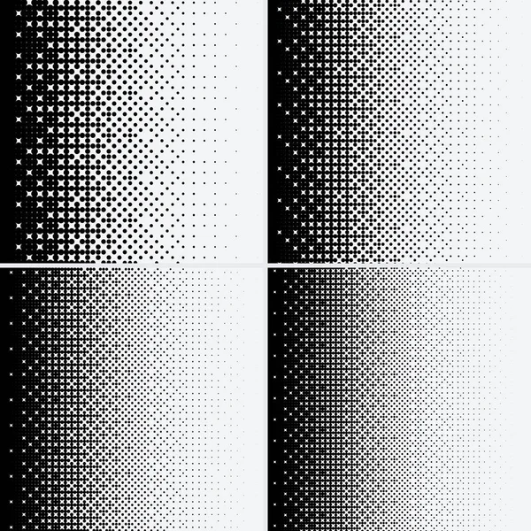 Halftone dots on white background — Stock Vector