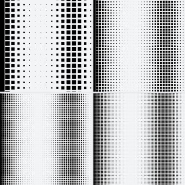 Beyaz arkaplanda yarım ton noktalar