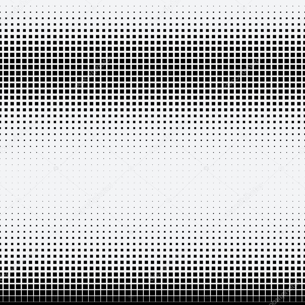 Halftone dots on white background