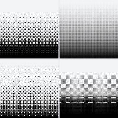 Beyaz arkaplanda yarım ton noktalar