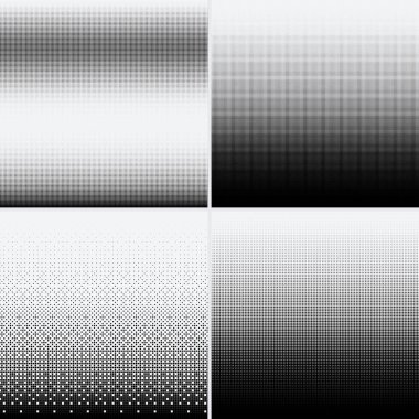 Beyaz arkaplanda yarım ton noktalar