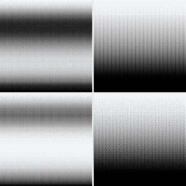 Beyaz arkaplanda yarım ton noktalar