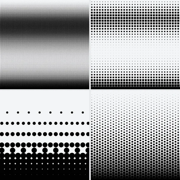 Puntos de medio tono sobre fondo blanco — Archivo Imágenes Vectoriales