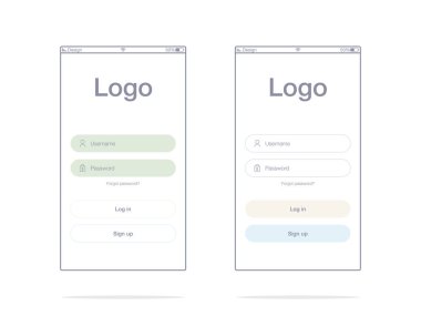 Ekranlar ve web kavramı vektör çizimi