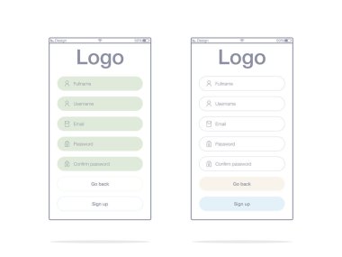 Ekranlar ve web kavramı vektör çizimi