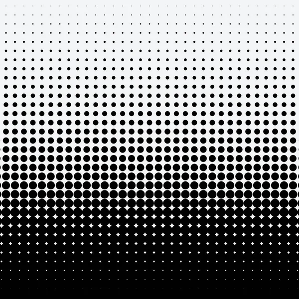 Halftone dots on white background — Stock Vector