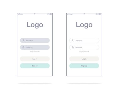 Ekranlar ve web kavramı vektör çizimi