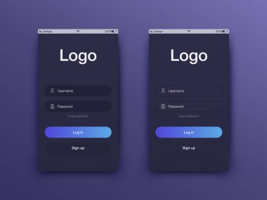 Ekranlar ve web kavramı vektör çizimi