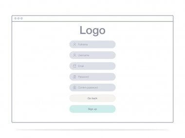 Ekranlar ve web kavramı vektör çizimi