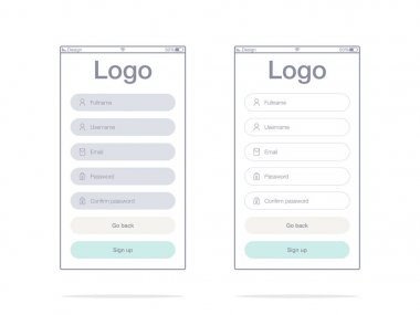 Ekranlar ve web kavramı vektör çizimi