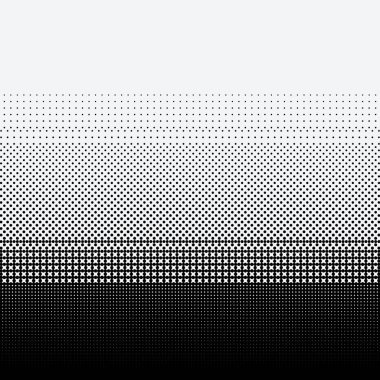 Beyaz arkaplanda yarım ton noktalar