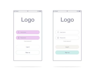 Ekranlar ve web kavramı vektör çizimi