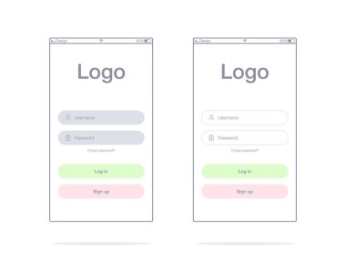 Ekranlar ve web kavramı vektör çizimi