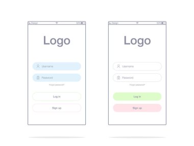 Ekranlar ve web kavramı vektör çizimi