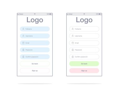 Ekranlar ve web kavramı vektör çizimi