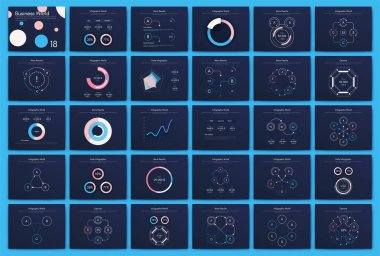 İş illüstrasyonu için infografik vektör broşür üyrã1/4cÃ1/4 elemanlarÄ±