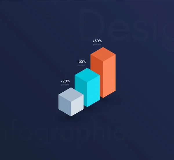 Infografika graficzna wektora. Szablon do tworzenia aplikacji internetowych, układ przepływu pracy, schemat, baner, nowoczesny design, raporty infograficzne biznesowe — Wektor stockowy