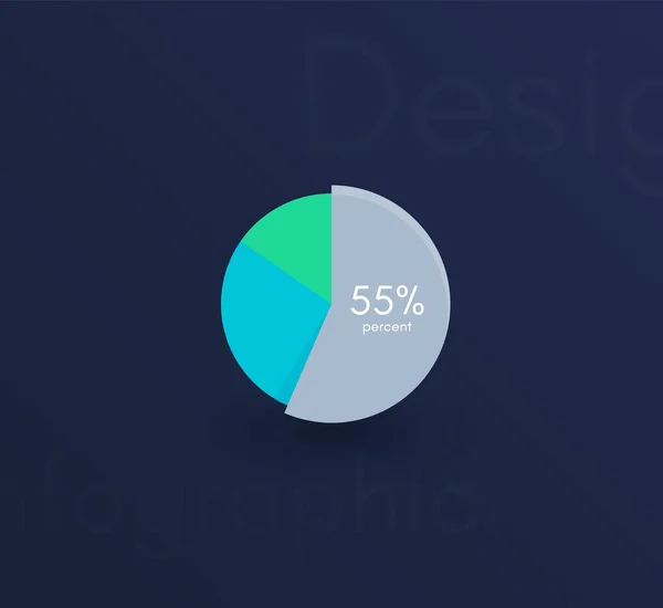 Vektör grafik bilgi grafikleri. Web uygulamaları, iş akışı düzeni, diyagram, pankart, modern tasarım, iş bilgisi raporları oluşturma şablonu — Stok Vektör