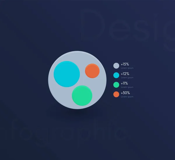 Infografika graficzna wektora. Szablon do tworzenia aplikacji internetowych, układ przepływu pracy, schemat, baner, nowoczesny design, raporty infograficzne biznesowe — Wektor stockowy