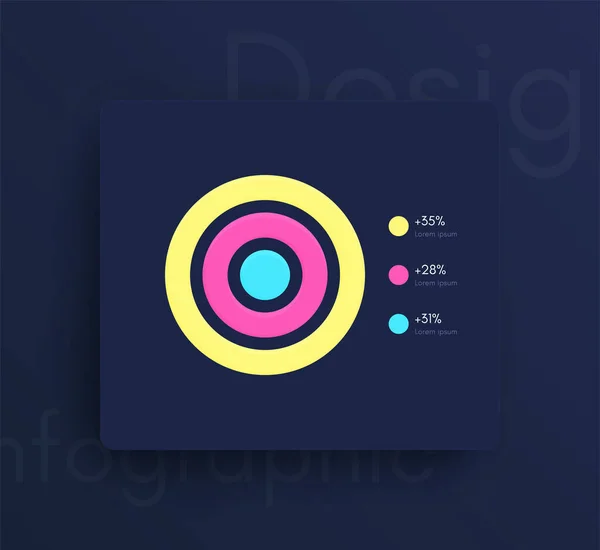 Vektor Grafikus Infografika Sablon Létrehozása Webes Alkalmazások Munkafolyamat Elrendezés Diagram — Stock Vector