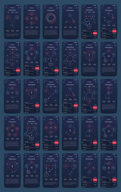 İş broşürleri için modern bilgi vektör unsurları. Web sitesinde, şirket broşürlerinde, reklamlarda ve pazarlamada kullanın. Pasta grafikleri, çizgi grafikleri, çubuk grafikleri ve zaman çizgileri.