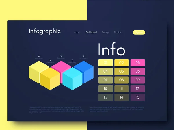 Vector Graphic Infographics Template Creating Mobile Applications Workflow Layout Diagram — Stock Vector