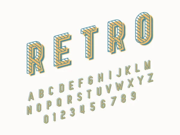 Stijlvolle Trendy Logo Retro Bar Kleurrijke Lettertype Vintage Stijl Heldere — Stockvector