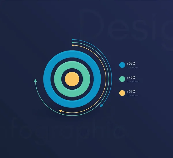 Vektor Grafikus Infografika Sablon Létrehozása Webes Alkalmazások Munkafolyamat Elrendezés Diagram — Stock Vector