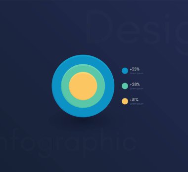 Vektör grafik bilgi grafikleri. Web uygulamaları yaratma şablonu, iş akışı düzeni, diyagram, pankart, modern tasarım, iş bilgileri. Stok vektörü