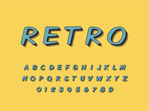 Стильный Стильный Логотип Retro Bar Красочный Шрифт Винтажный Стиль Яркие — стоковый вектор