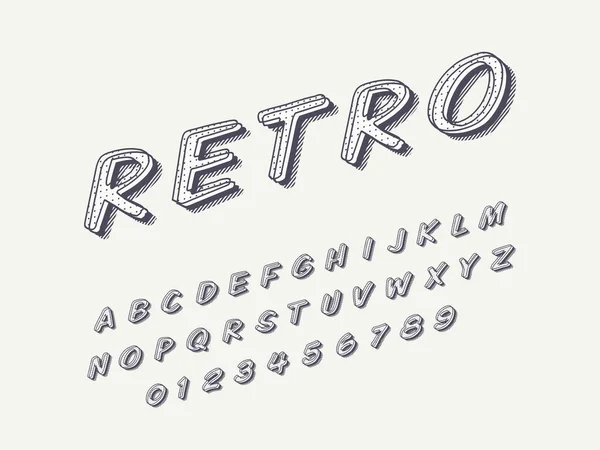 Elegantní Módní Logotyp Retro Bar Prostorové Barevné Písmo Ročník Ročníku — Stockový vektor