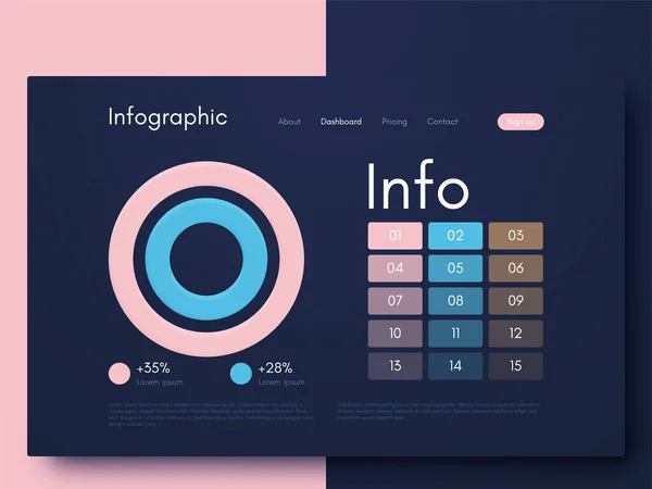 Vector Graphic Infographics Template Creating Mobile Applications Workflow Layout Diagram — Stock Vector