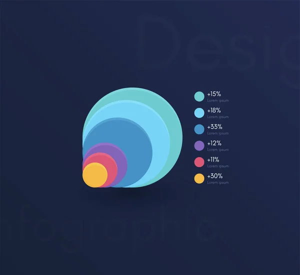 Vector Grafische Infographics Sjabloon Voor Het Maken Van Webapplicaties Workflow — Stockvector