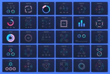Büyük bir bilgi işleme elementleri seti. Bölüm 10. Broşür, web pankartı için bilgi