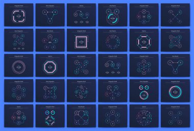 Büyük bir bilgi işleme elementleri seti. Bölüm 10. Broşür, web pankartı için bilgi