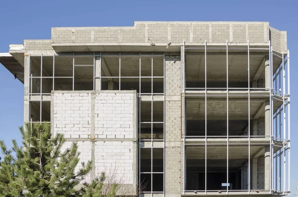 Dış duvar ev inşaat altında