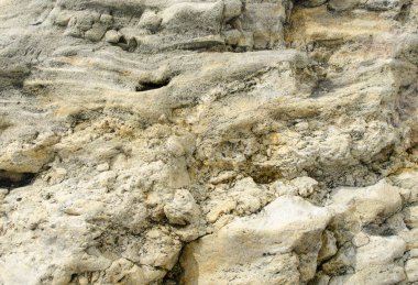 Kavernöz kumtaşı yakın çekim doku.