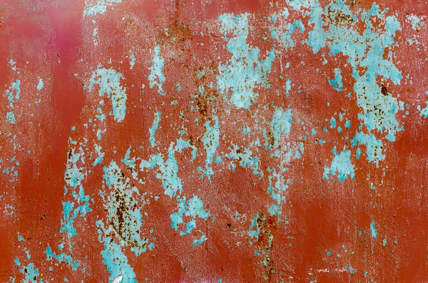 Фон червоно-коричневого металевого листа . — стокове фото