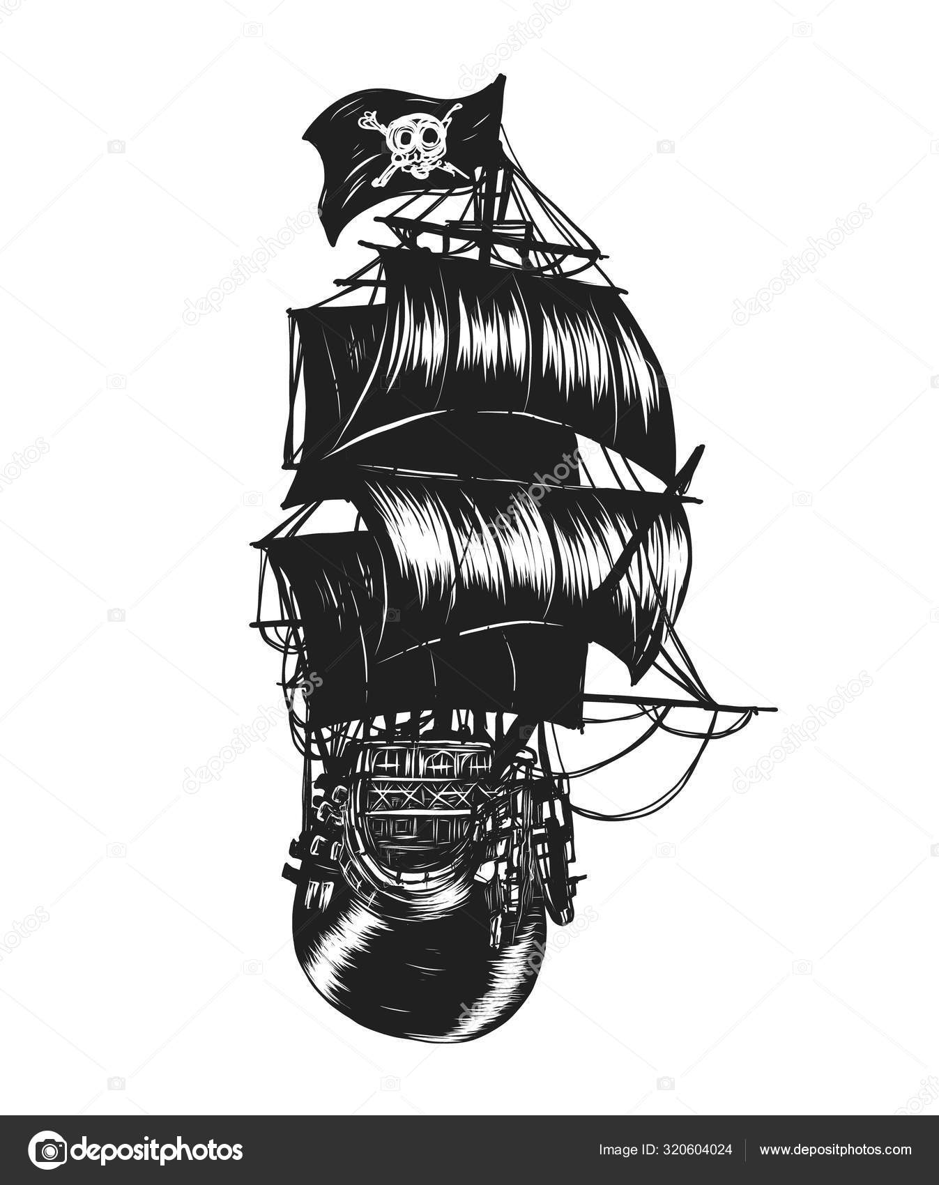 Pirate Ship tatuagen tatuagens foto compartilhado por Sancho  Português de  partilha de imagens imagens