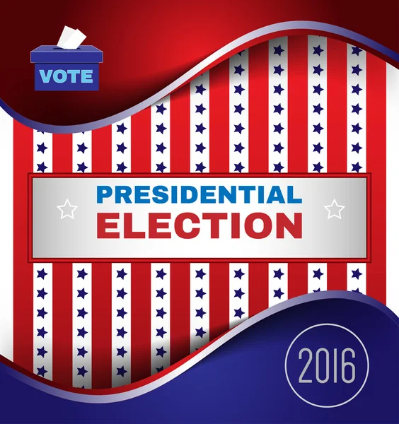 Цифрові векторні вибори в США з президентом — стоковий вектор