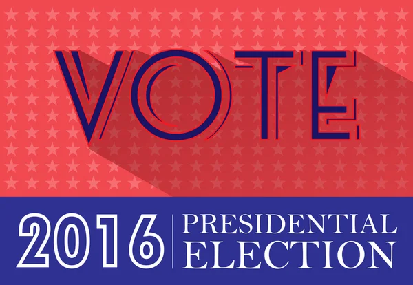 Vector digital EE.UU. elecciones presidenciales 2016 — Archivo Imágenes Vectoriales