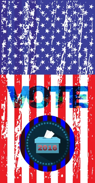 Vecteur numérique USA élection présidentielle 2016 — Image vectorielle