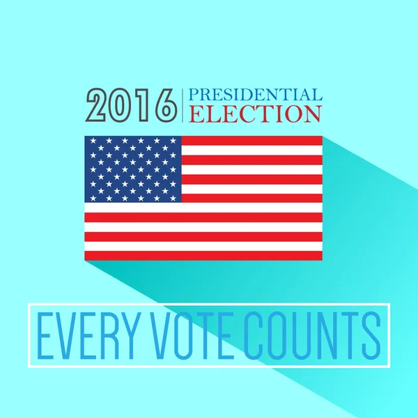 Digitální vektorová usa prezidentské volby 2016 — Stockový vektor