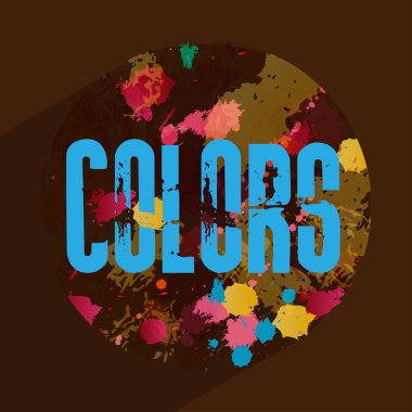 Dijital vektör soyut mavi renkler