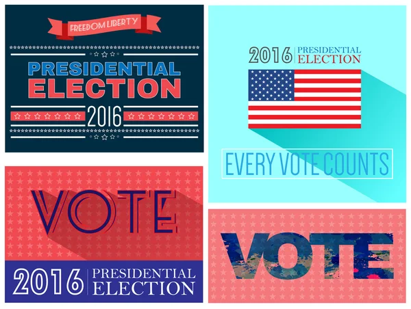 Vecteur numérique USA élection présidentielle — Image vectorielle