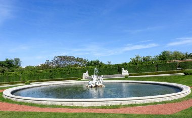 Upper belvedere Sarayı bahçesinde fotoğraf görünümü