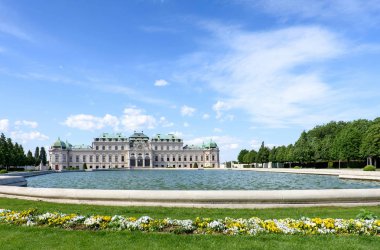 Upper belvedere Sarayı üzerinde fotoğraf Önden Görünüm