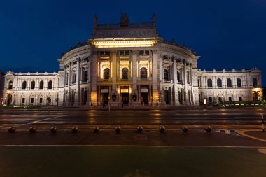 Tarihi burgtheater Imperial court Theatre'da güzel görünümü