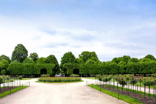 Grünes Labyrinth im Schonbrunner Garten — Stockfoto